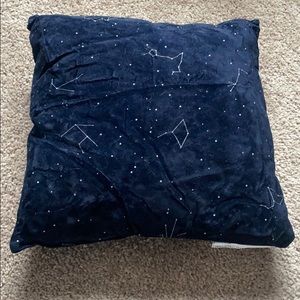Constellation throw pillow